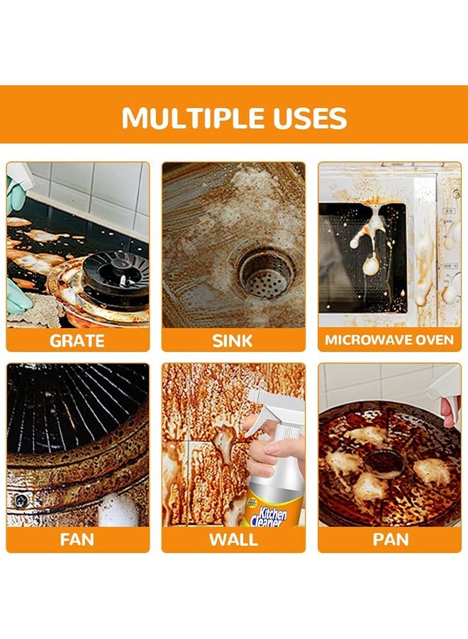 Jakehoe Kitchen Cleaner, Kitchen Degreaser Foam Spray, Stubborn Stains Cleaner, Multipurpose Grease Remover, Kitchens Grease Cleaner, Heavy-Duty Cleaner For Grease Stains On Cooktops, Ovens, Pots Rangehoods, Powerful, 120ML - Image 5